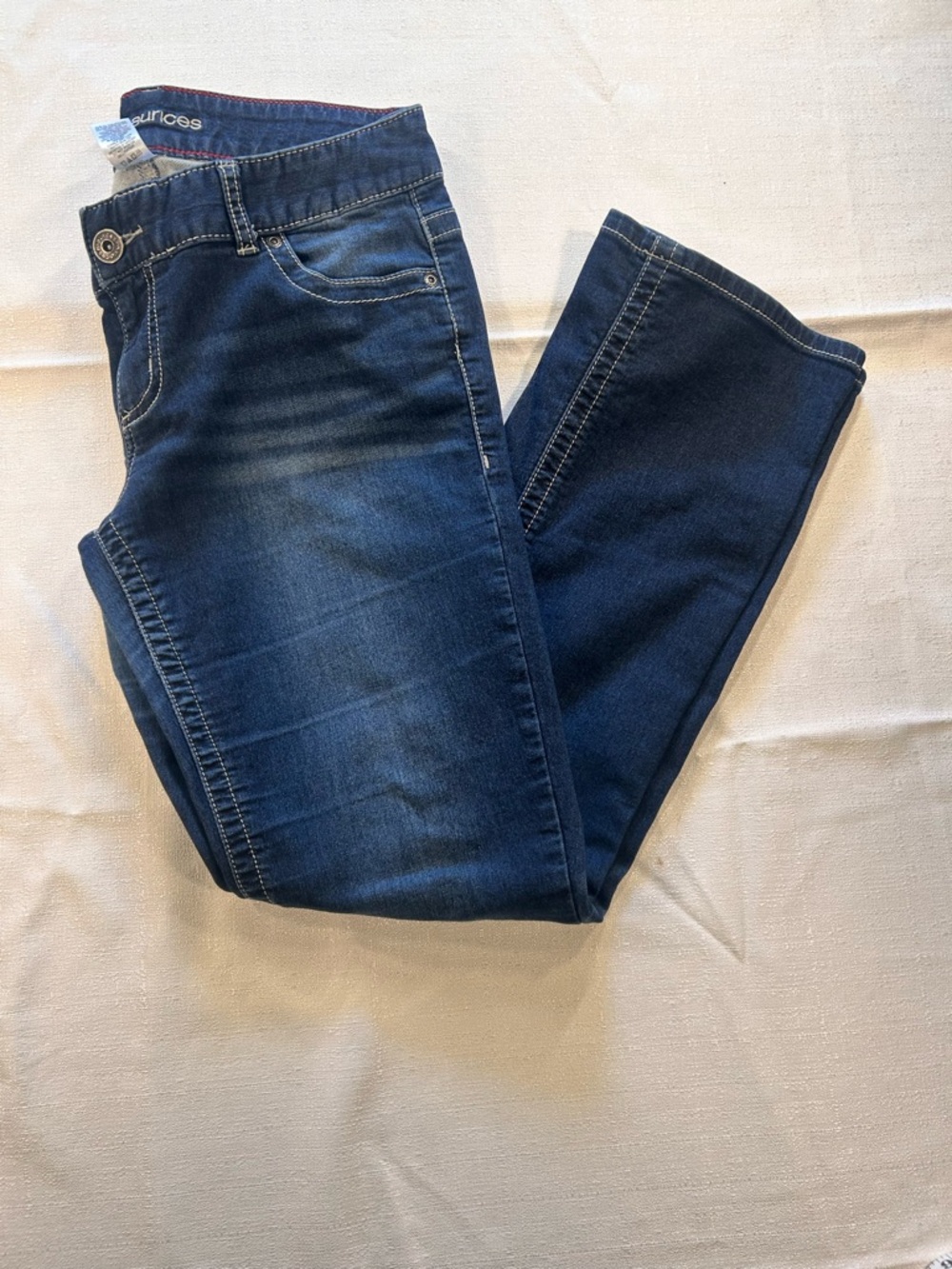 Maurices Dark Blue Boot Cut mid-rise Jeans Sz M-short